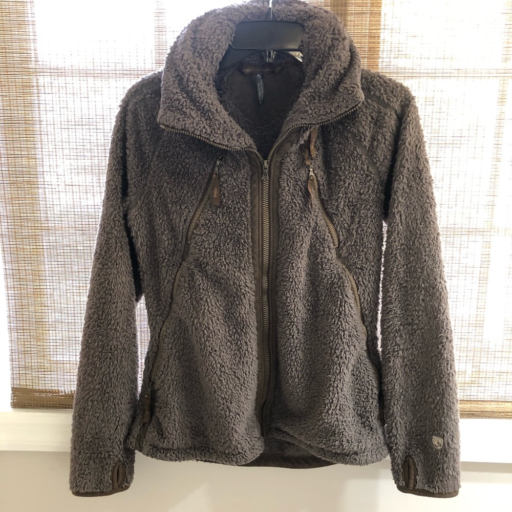 Kühl Flight Fleece Jacket Full Zip Stow Away Hood
